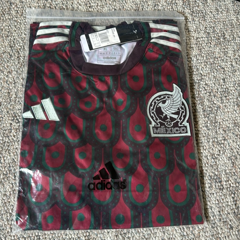 Adidas 2024 Copa America 2024 Mexico Home Jersey